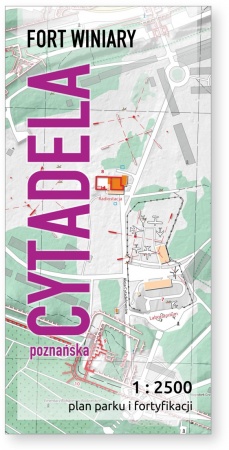 Cytadela pozna�ska - plan parku i fortyfikacji 1:2500